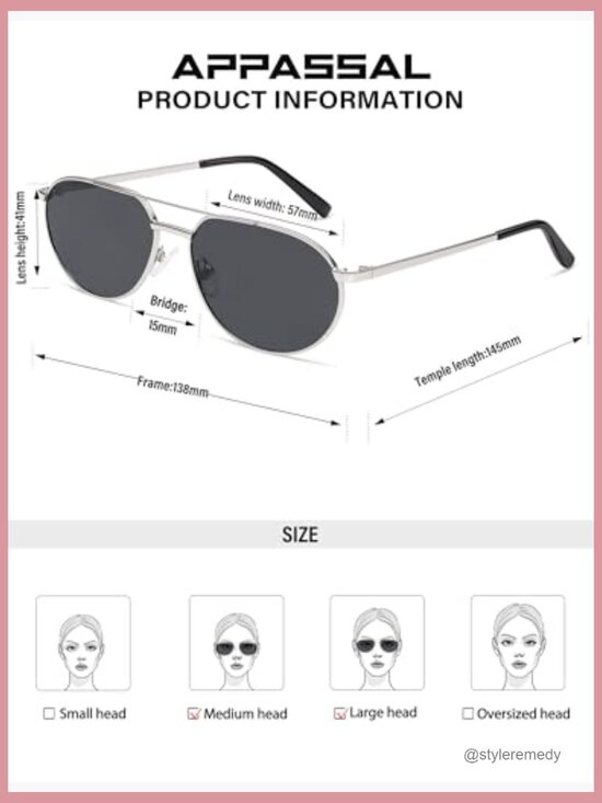 Metal Frame Polarized Oval Sunglasses UV400 Protection Retro Vintage